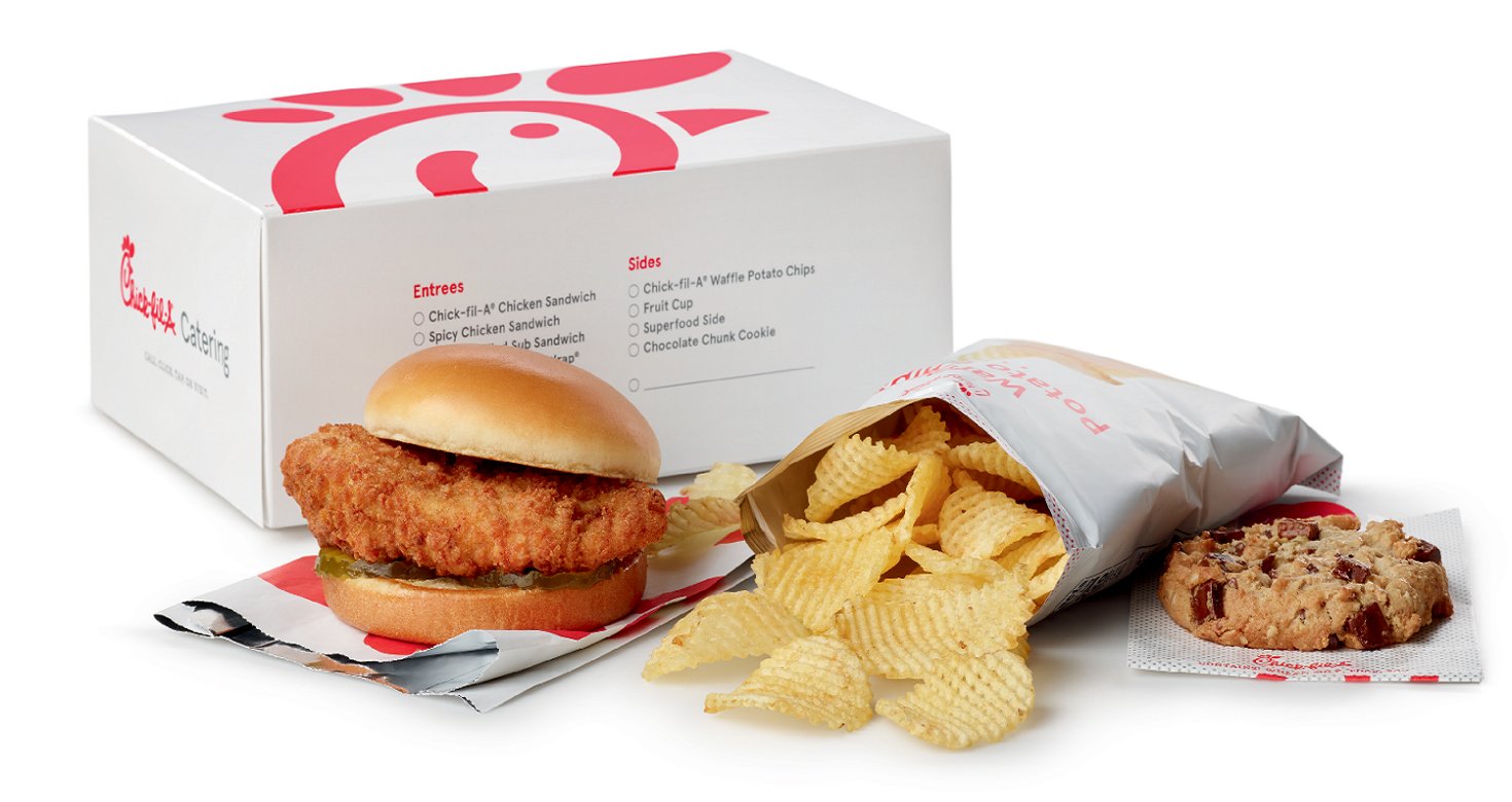 Chick-fil-A boxed lunch