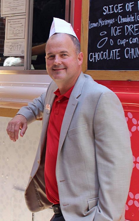 Chick-fil-A Staff - Shane Todd outside Food Truck