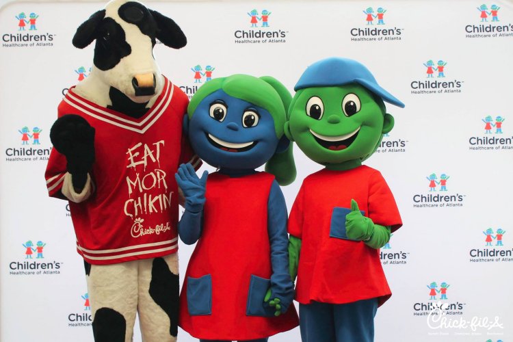 Chick-fil-A Cow at Children's Healthcare